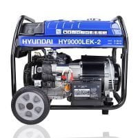 Hyundai HY9000LEK-2 7.5kW / 9.4kVa* Recoil & Electric Start Site Petrol Generator