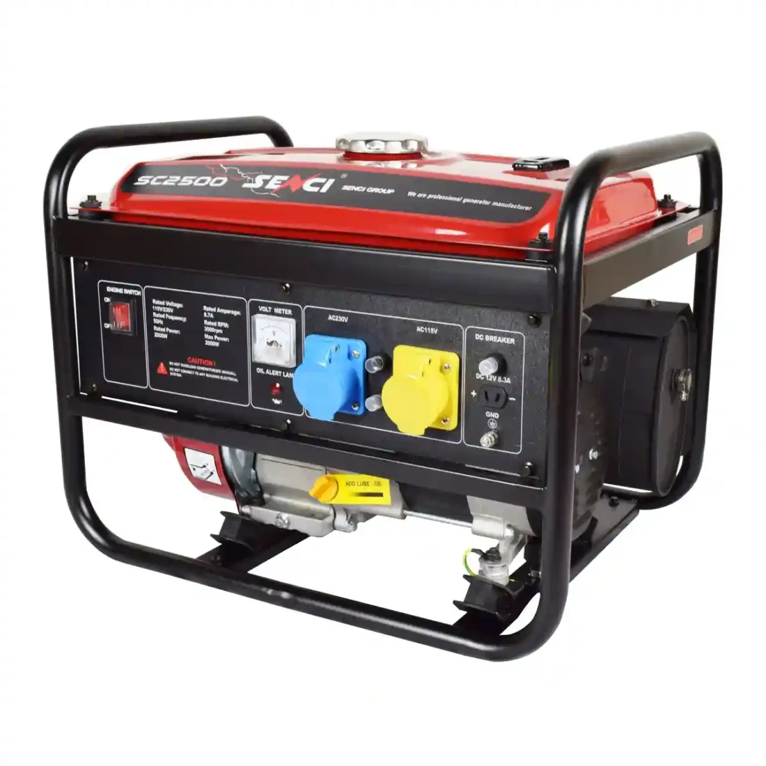 Senci SC2500-II 2.2kW Frame Mounted Petrol Generator