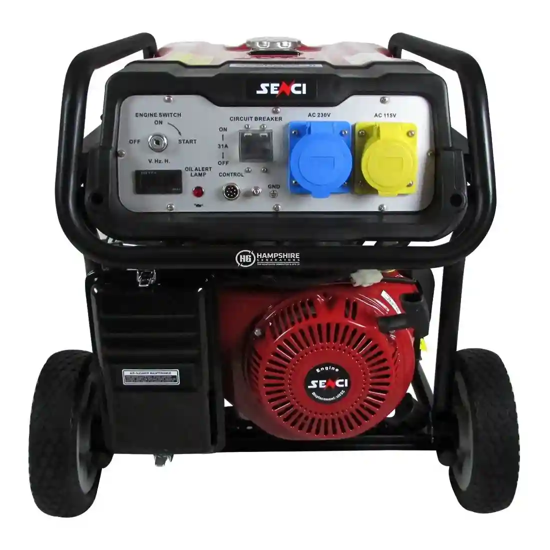 Senci SC9000-II 7.5kW Electric Start Frame Mounted Petrol Generator