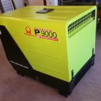 Used PRAMAC P9000 3ph – 10.3 kVA 3 Phase Silenced Diesel Generator