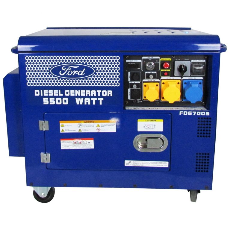 Ford FD6700S 6kVA 5.5kW Single Portable Diesel Generator