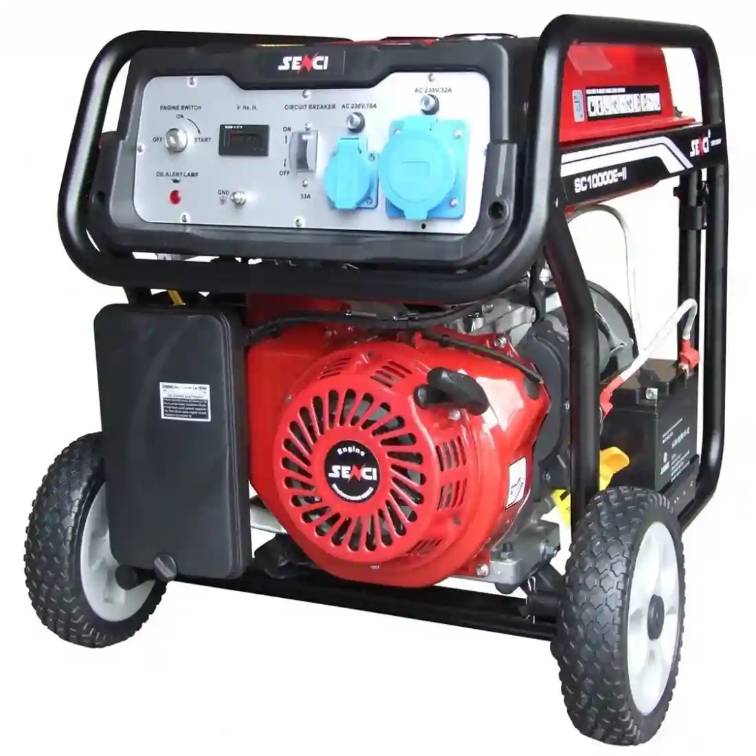 Senci SC10000-II 8.5kW Electric Start Frame Mounted Petrol Generator