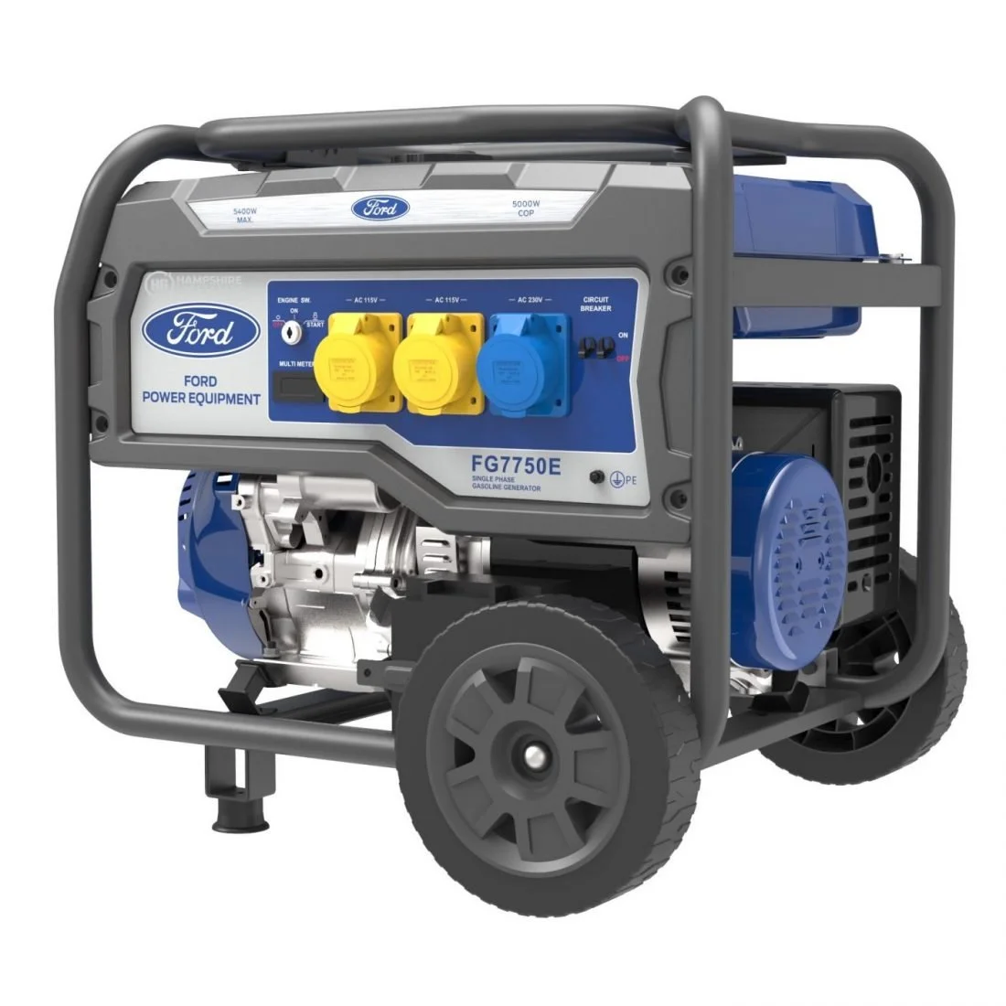 Ford FG7750E Q 5KW Electric Start Frame Mounted Petrol Generator