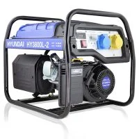 Hyundai HY3800L-2 3.2kW / 4kVA Recoil Start Site Petrol Generator