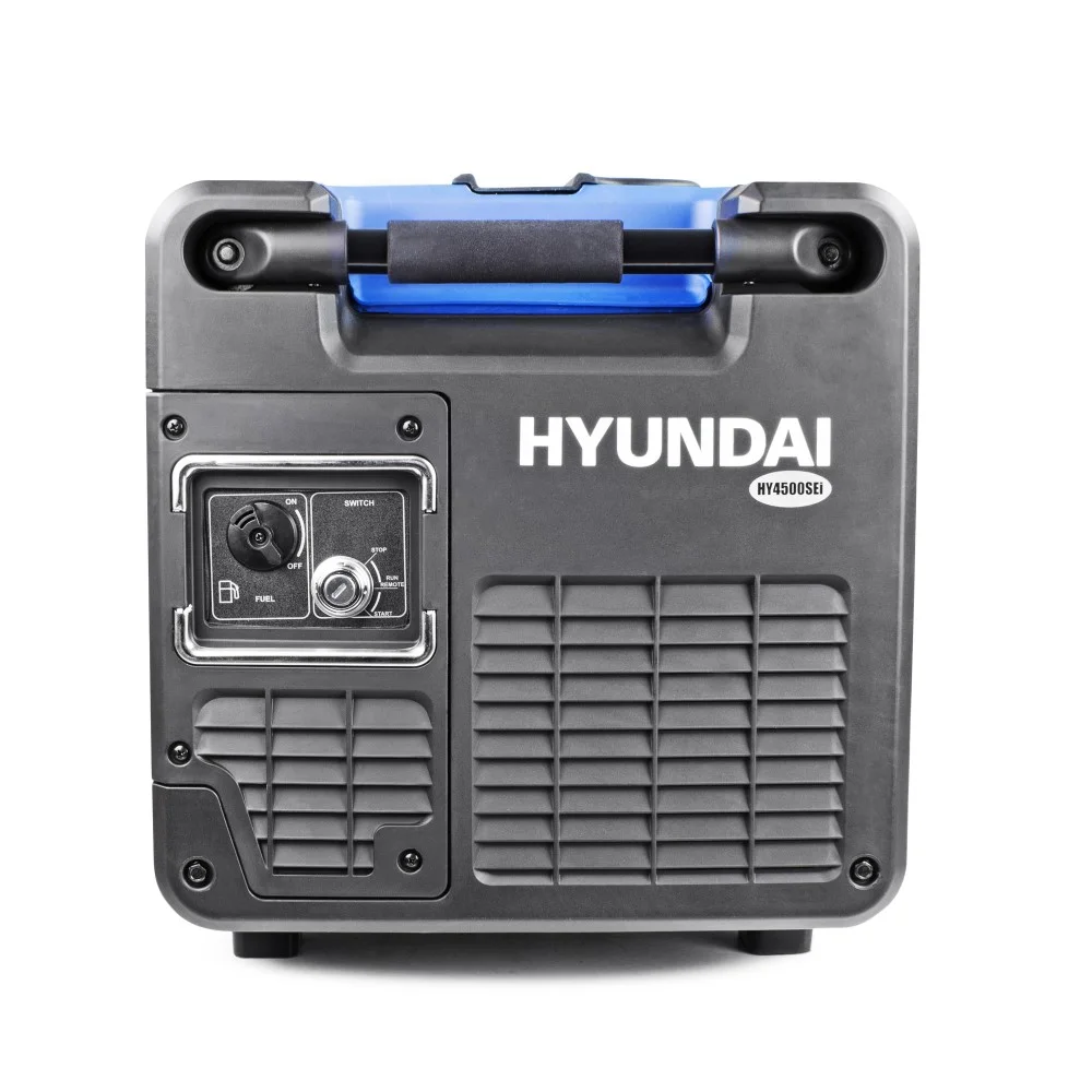 Hyundai HY4500SEI 230V Petrol Driven 4000W 4.0kW 5kVA Portable Silenced Generator