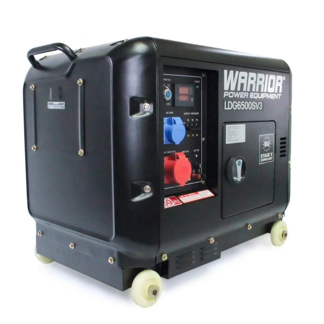 Warrior LDG6500SV3 5.5KW Diesel Generator 3 Phase