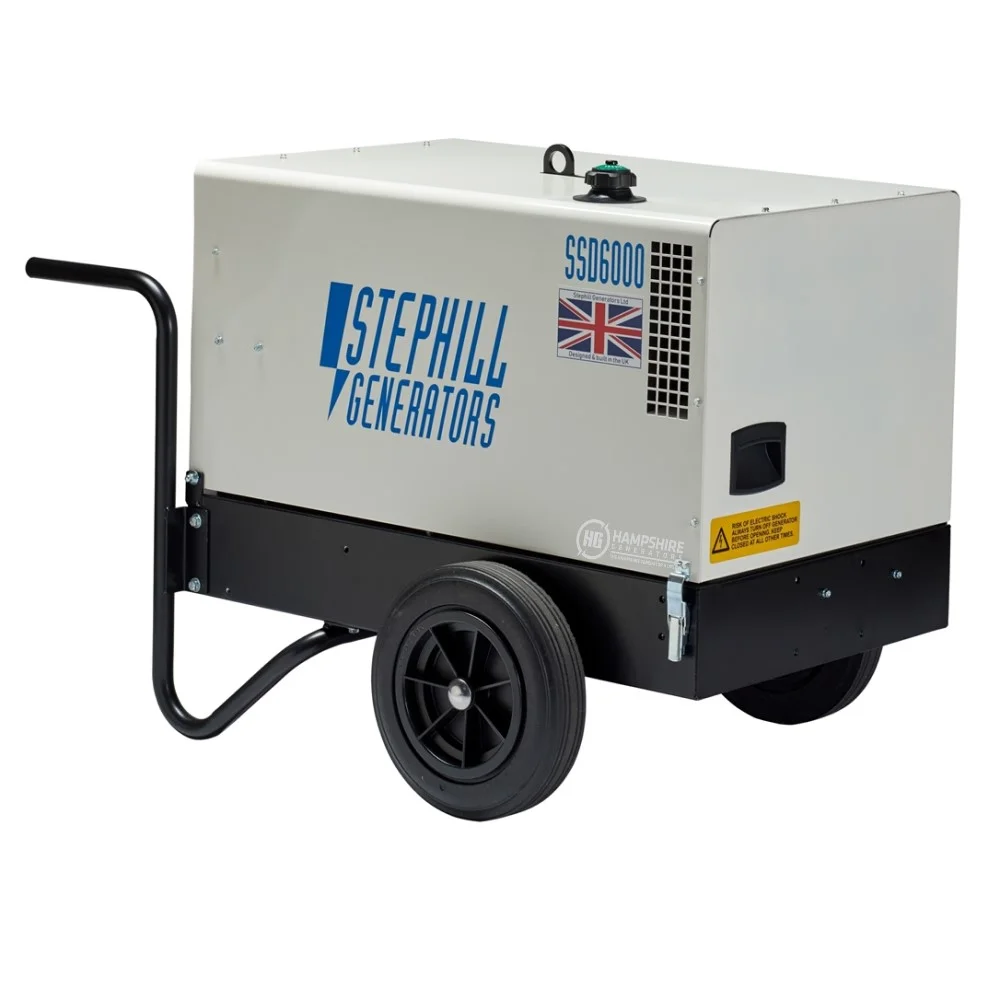 Stephill SSD6000 6 kVA Super Silent Diesel Generator
