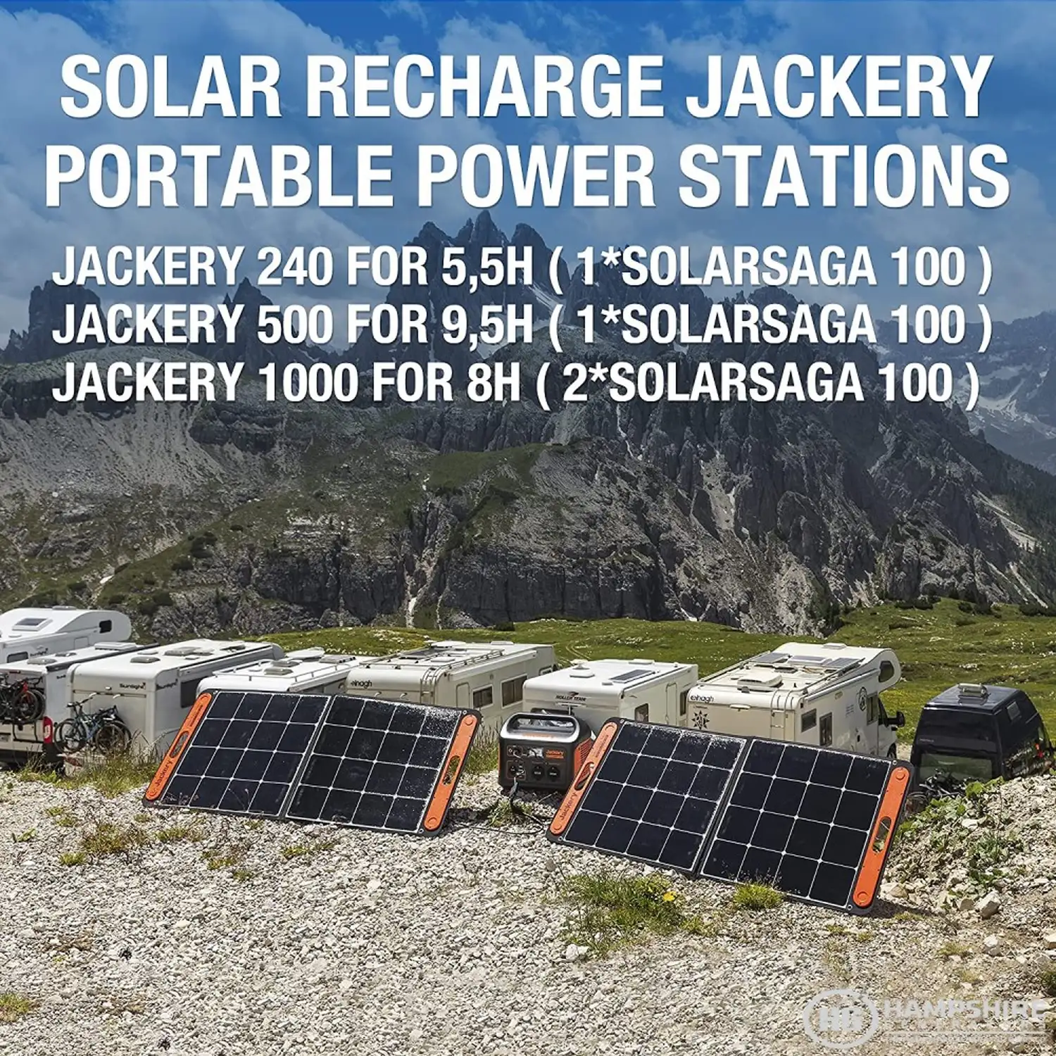 Jackery SolarSaga 100W Solar Panel | Portable Solar Panels