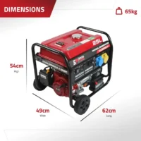 Excel Power XL5000V 4.2KW Open Framed Petrol Generator