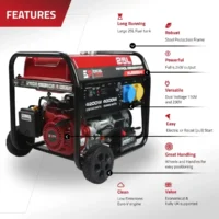 Excel Power XL5000V 4.2KW Open Framed Petrol Generator