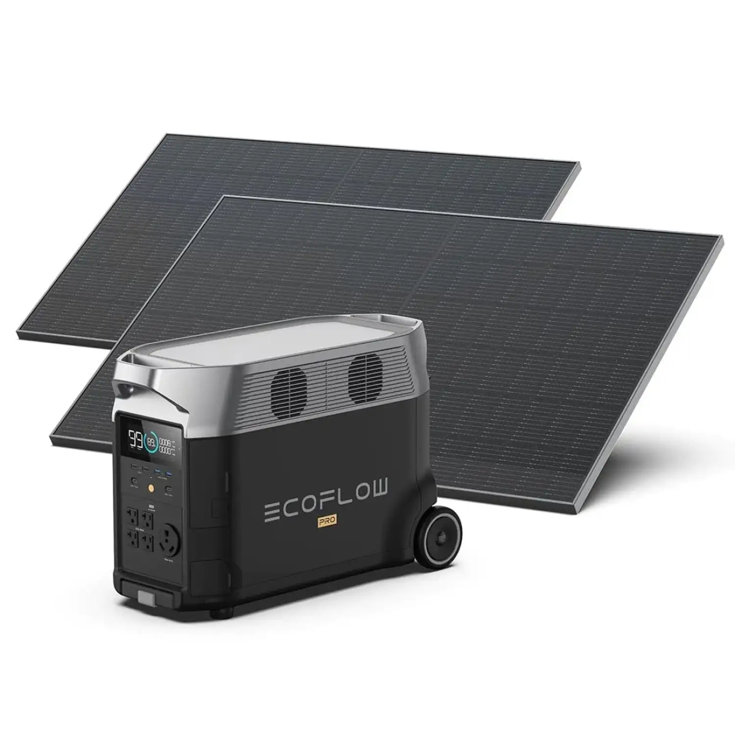 EcoFlow DELTA Pro + 2X 400W Rigid Solar Panel | Solar Generator