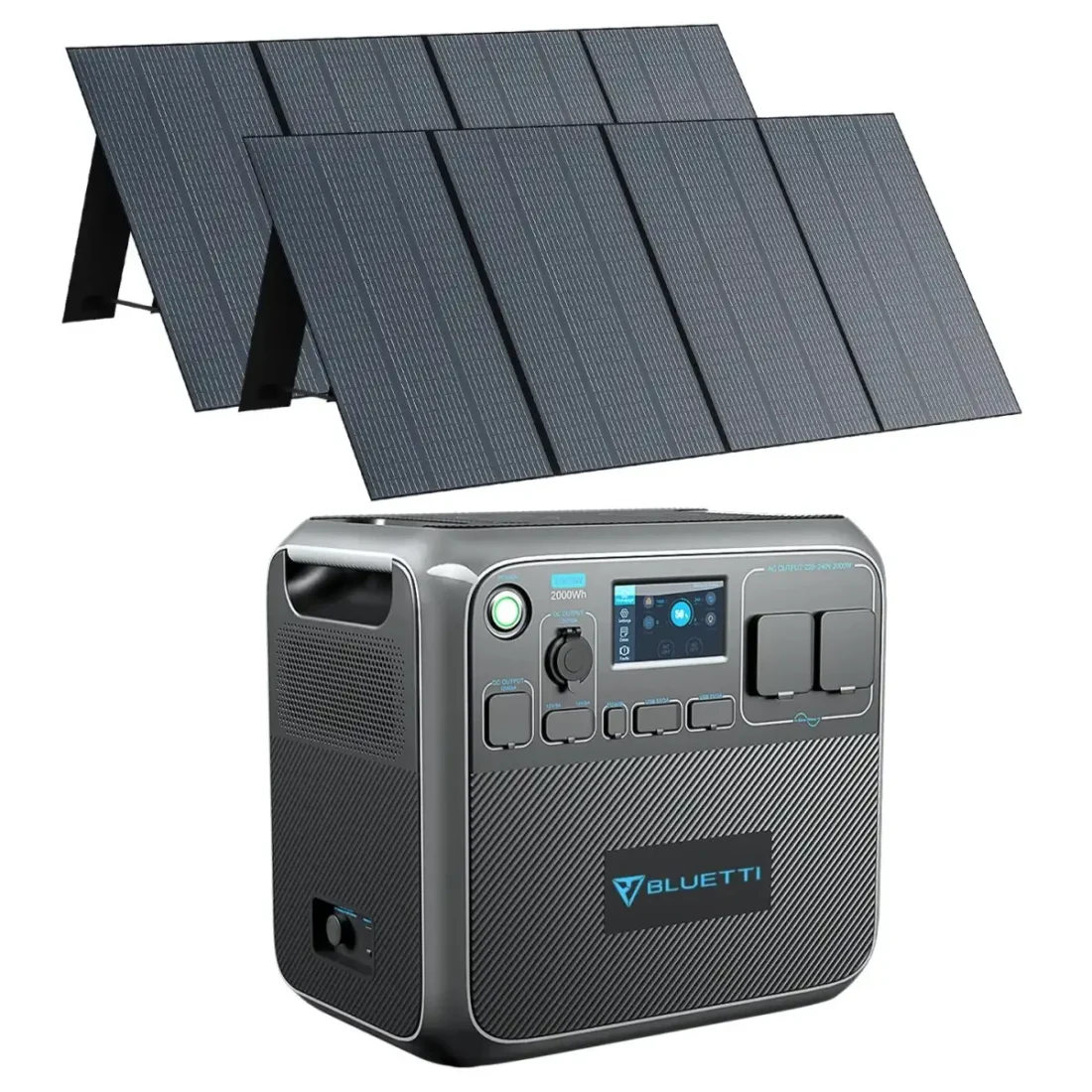 Bluetti AC200P Portable Power Station + 2X PV350 Solar Panel