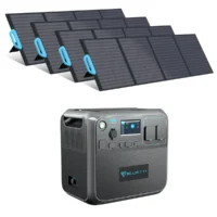 Bluetti AC200P Portable Power Station + 4X PV120S Solar Panels