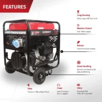 Excel Power XL15000V 13kW Open Framed Petrol Generator