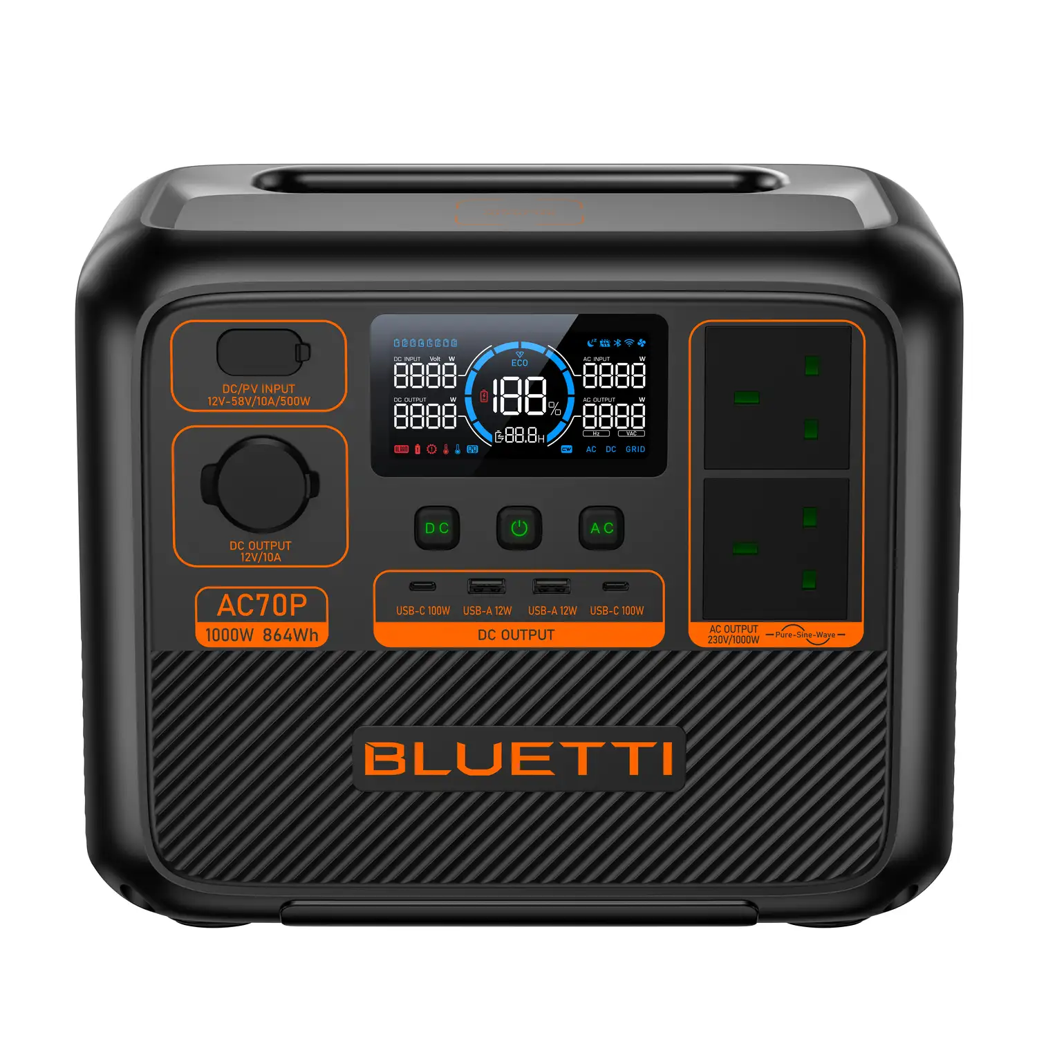 Bluetti AC70P Portable Power Station