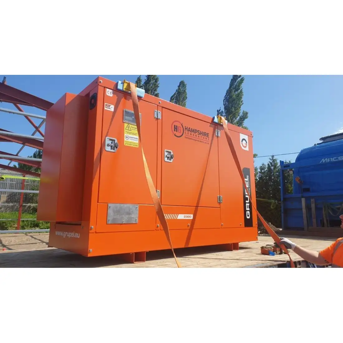 Grupel G0025GRGR 25kVA Single Phase Diesel Generator