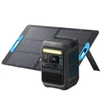 Anker SOLIX C300X Portable Power Station + Anker SOLIX Solar Panel 100W