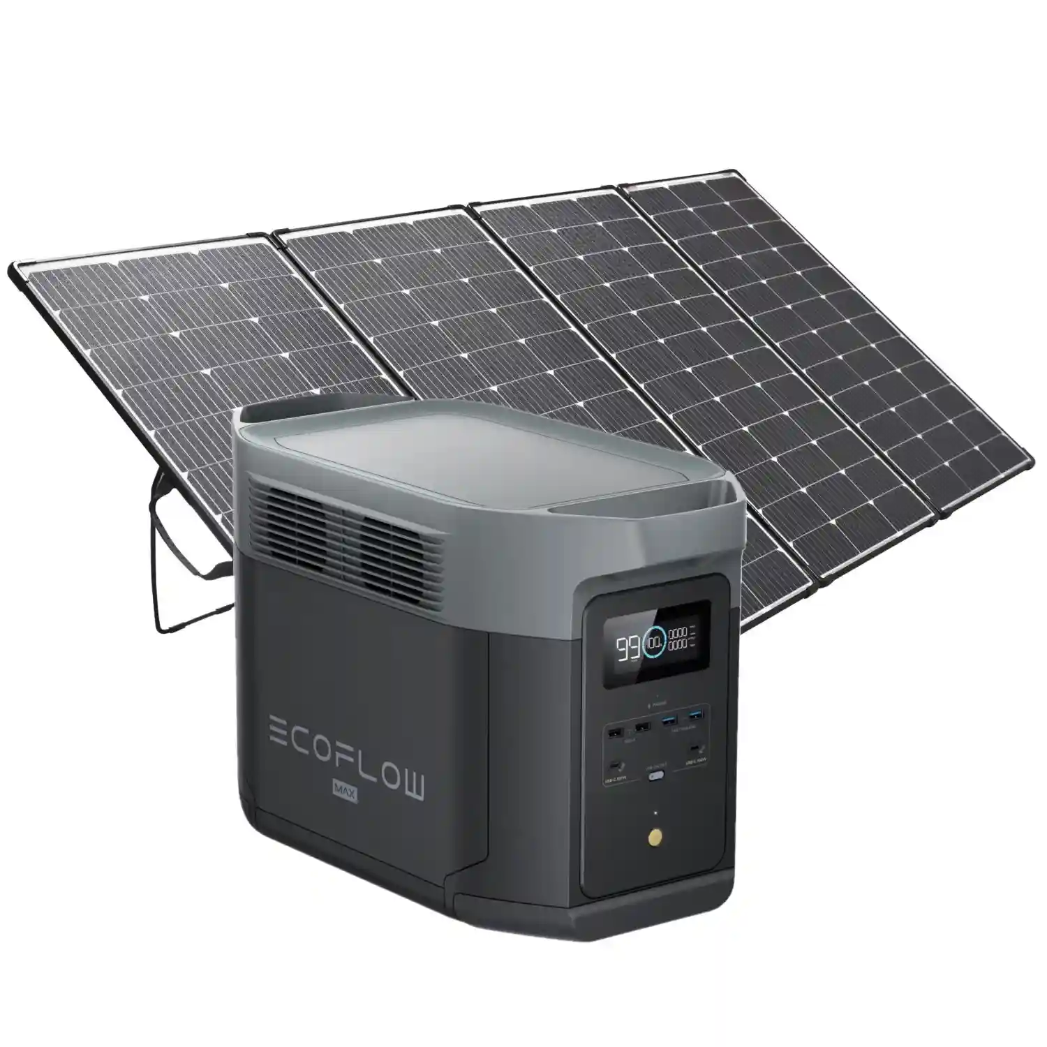 EcoFlow DELTA 2 Max + Excel Power 440W Portable Folding Solar Panel