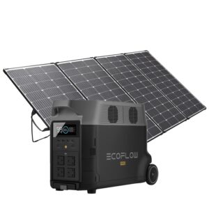 EcoFlow DELTA Pro + Excel Power 440W Portable Folding Solar Panel