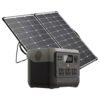 EcoFlow RIVER 2 Pro + Excel Power 200W Portable Folding Solar Panel