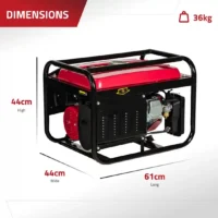 Excel Power XL2200E 2.3kW Open Frame Petrol Generator