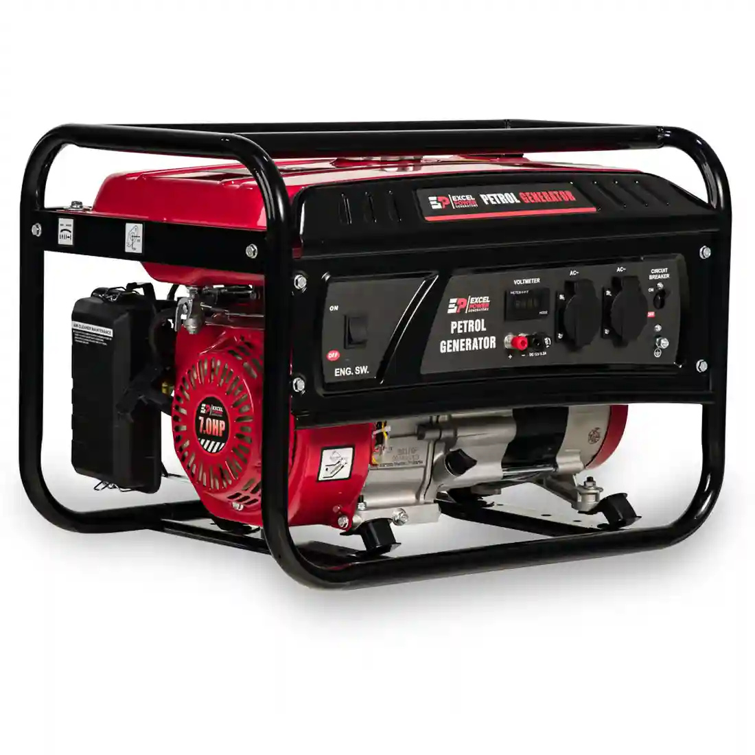 Excel Power XL3000E 3kW Open Frame Petrol Generator