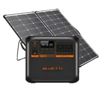 Bluetti AC180P + Excel Power 200W Portable Folding Solar Panel