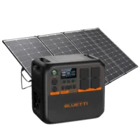 Bluetti AC200P L + Excel Power 440W Portable Folding Solar Panel