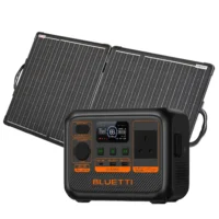 Bluetti AC2P + Excel Power 100W Portable Folding Solar Panel