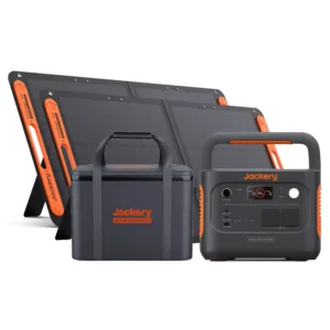 Jackery Explorer 1000 v2 Portable Power Station 2 X 100W Solar Panels Carry Case.