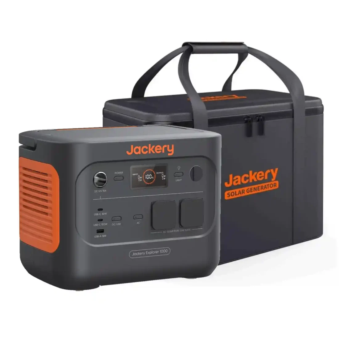 Jackery Explorer 1000 v2 Portable Power Station + Carry Case