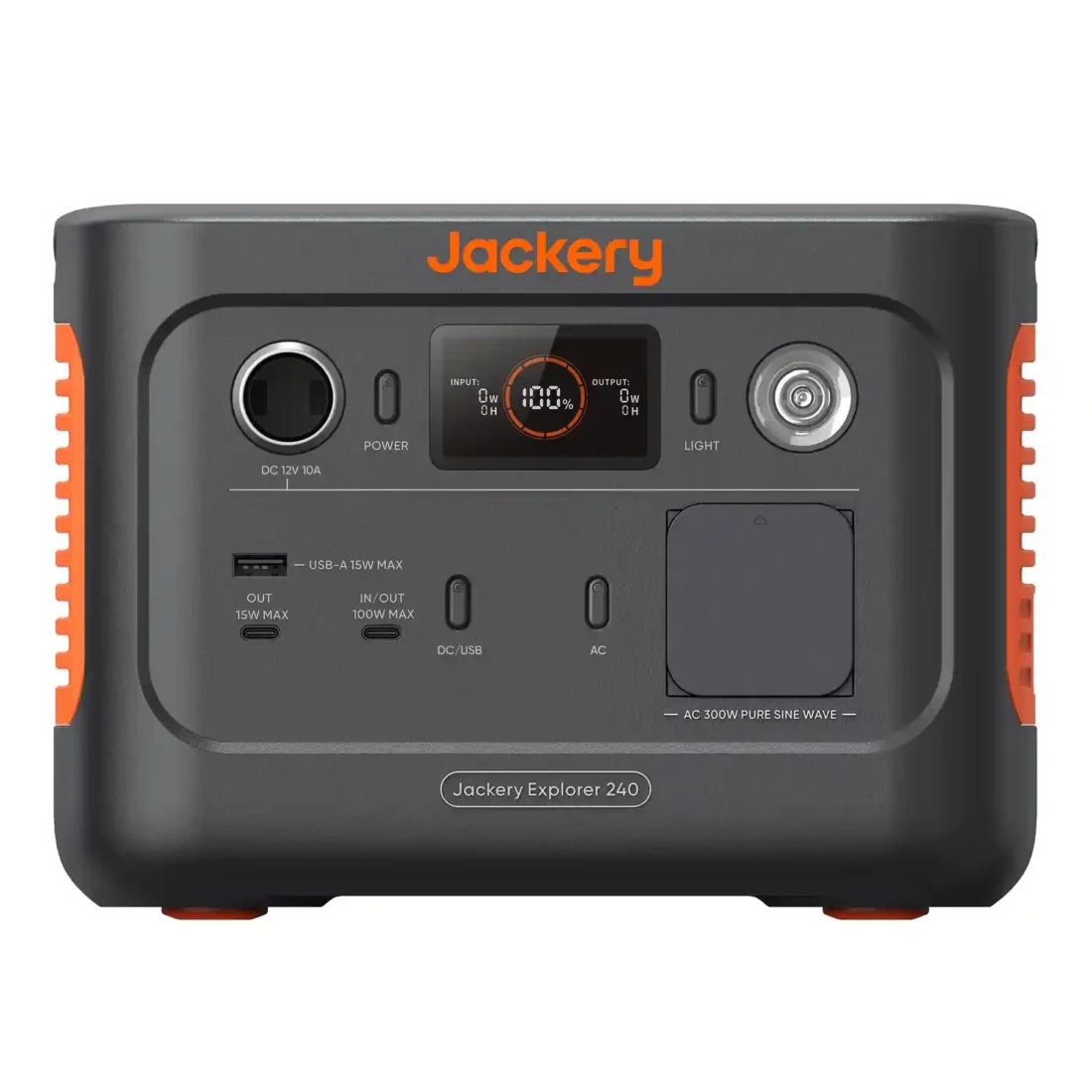 Jackery Explorer 240 v2 + SolarSaga 100W Solar Panel + Carry Case