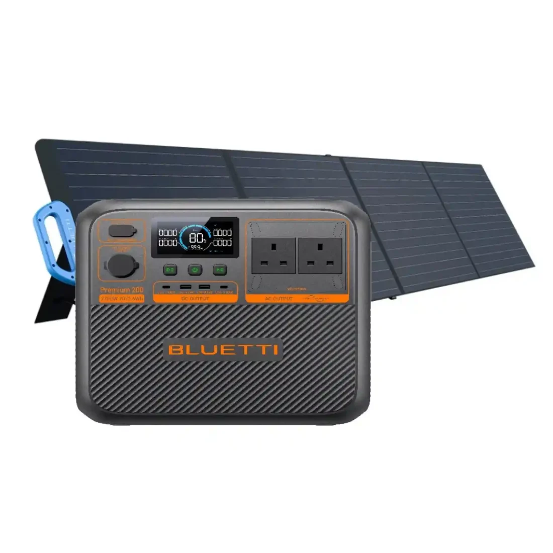 Bluetti Premium 200 Portable Power Station + PV200 Solar Panel